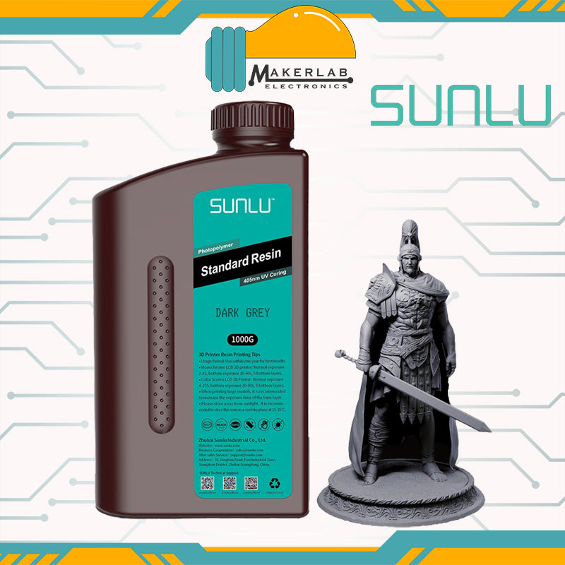 SUNLU Standard 1KG Photopolymer Resin 405nm UV Curing SLA 3D Printer