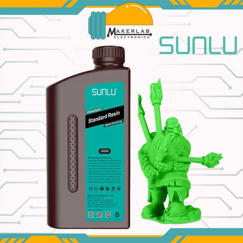 SUNLU Standard 1KG Photopolymer Resin 405nm UV Curing SLA 3D Printer
