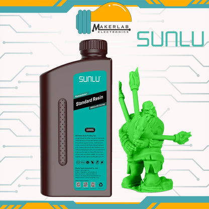 SUNLU Standard 1KG Photopolymer Resin 405nm UV Curing SLA 3D Printer