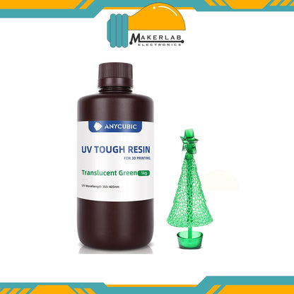 Anycubic Tough Resin 3D Printer Resin with High Precision and High Toughness 365-405nm Fast Curing 3D Resin for 3D Printer