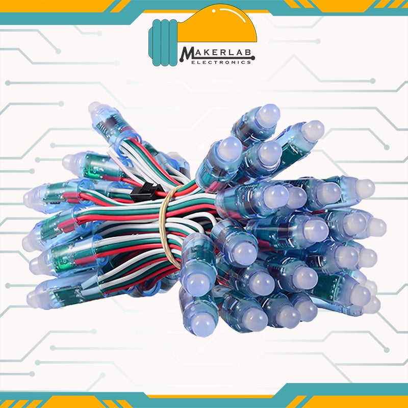 WS2811 LED String 12mm 5V-50 Pixel | 21Keys RF Remote Controller - WS2 ...